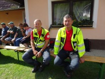Za varnost sta poskrbela vsakoletna spremljevalca in gorska reševalca Brankota title=