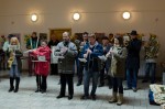 Lovrenška godba je ogrevala čakajoče na toplem title=