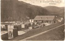 Na razglednici iz leta 1909 (založil Hans Boldin) je parna žaga GAJ (hrani avtor) title=