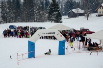 V cilju množica radovednežev in navijačev title=