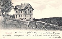 Poslana 28. 6. 1903 v Benetke; na razglednici je desno spodaj podpisan grof Alfons Zabeo! title=