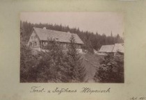 Grofova gozdarska in lovska koča septembra 1891
(hrani Pokrajinski arhiv Maribor, PAM/1851, Gospoščina Fala, AŠ 214/3) title=