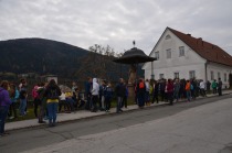 Kip sv. Miklavža, zavetnika splavarjev title=