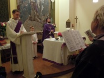 Sv. maša pri p. Mandiču title=