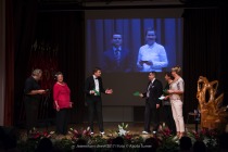Voditelji prireditve Stanko, Milena, Matic, Gregor, Špela, Oskar, Helena in Katica title=