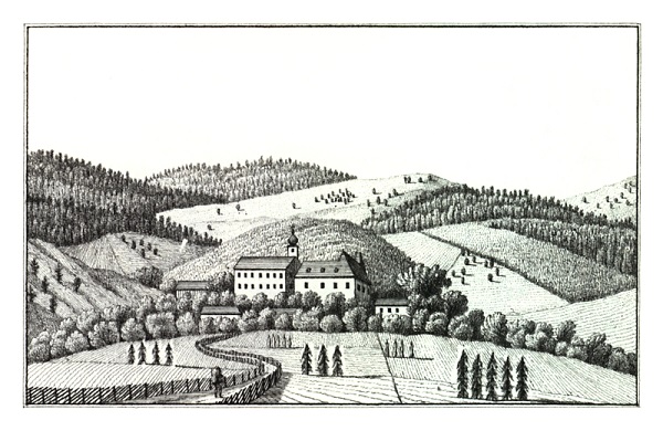 Falski grad - J.F.Kaiser Lithografirte Ansichten der Steiermark 1825